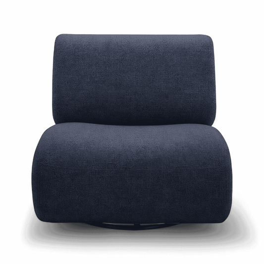 Poltrona Jackie Lounge Chair Blu Scuro Grigio