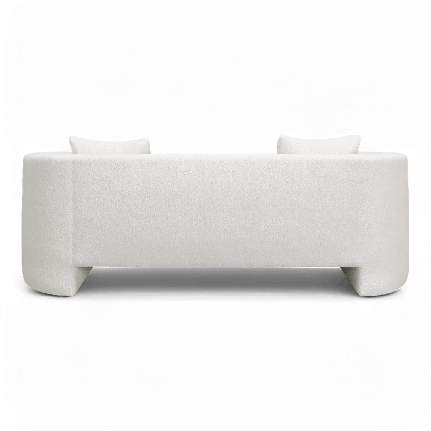 Divano Lexi 3 posti bianco Boucle