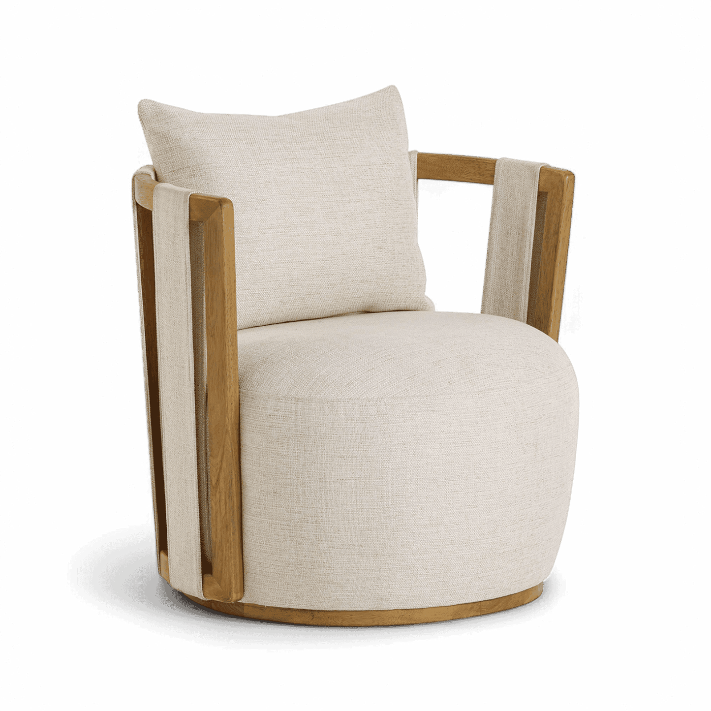 Sedia girevole Equinox Beige