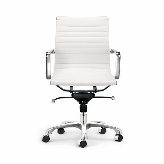 Sedia da ufficio Ludlow bianca
