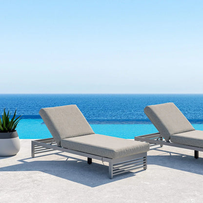 Mallorca Outdoor Lounger Grigio