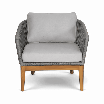 Poltrona da esterno Maui grigio chiaro