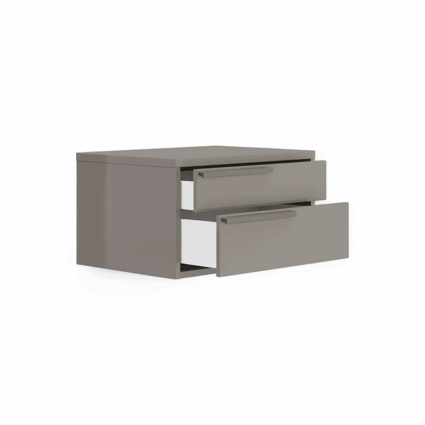 Comodino Monarch grigio sinistro