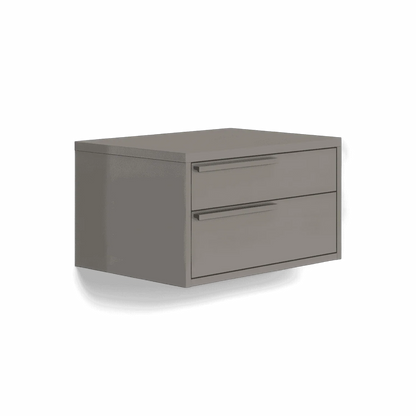 Comodino Monarch grigio sinistro
