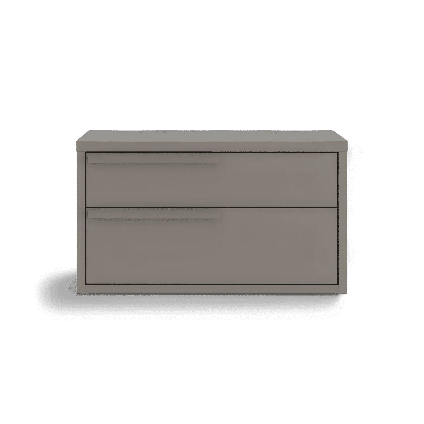 Comodino Monarch grigio sinistro