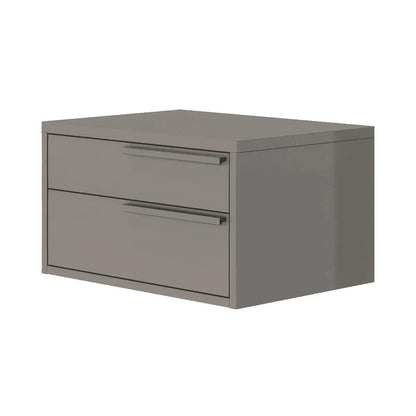 Comodino Monarch grigio a destra