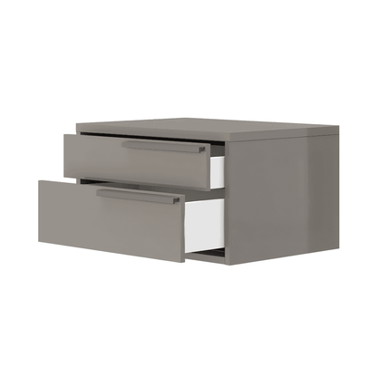 Comodino Monarch grigio a destra
