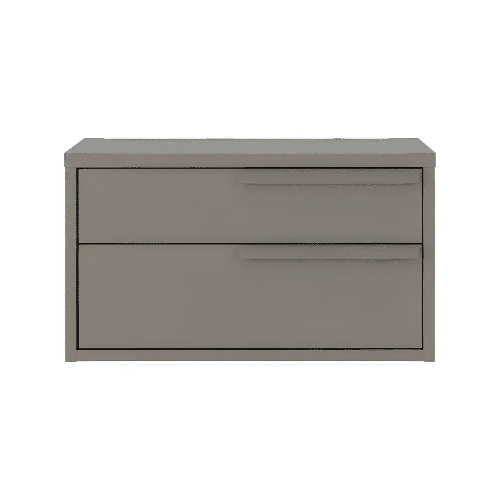 Comodino Monarch grigio a destra
