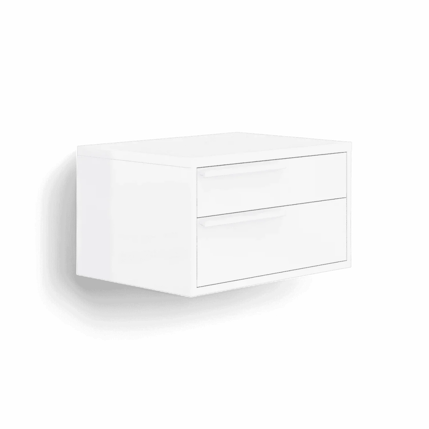 Comodino Monarch bianco sinistro