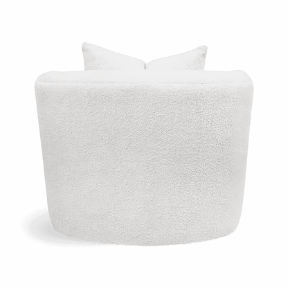 Poltrona Naomi in Boucle Bianco