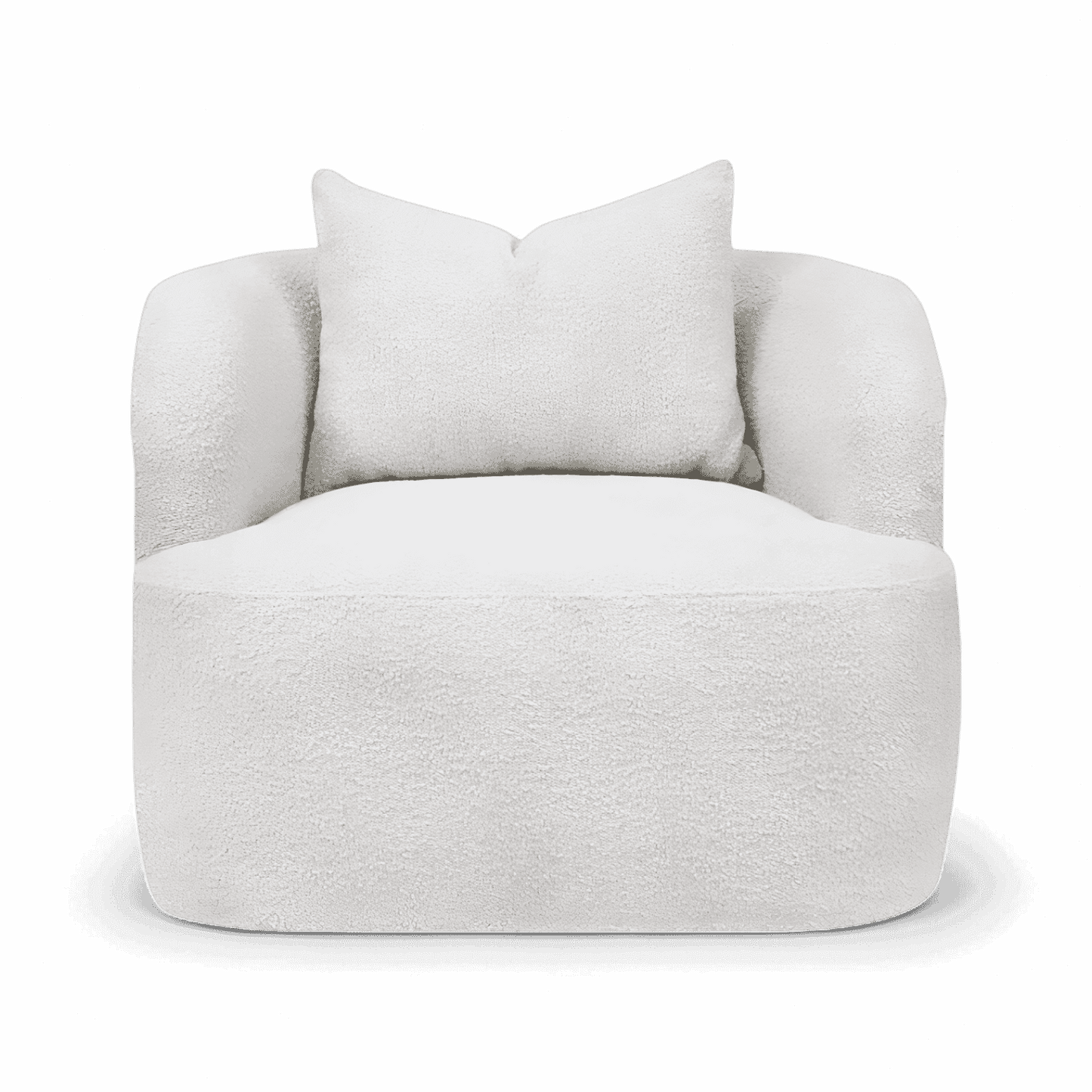 Poltrona Naomi in Boucle Bianco