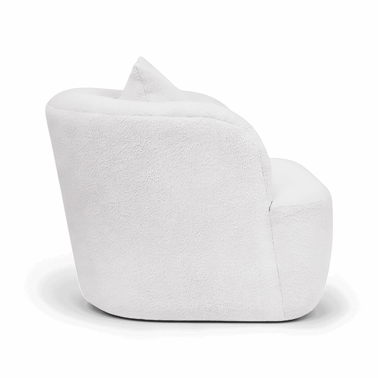 Poltrona Naomi in Boucle Bianco