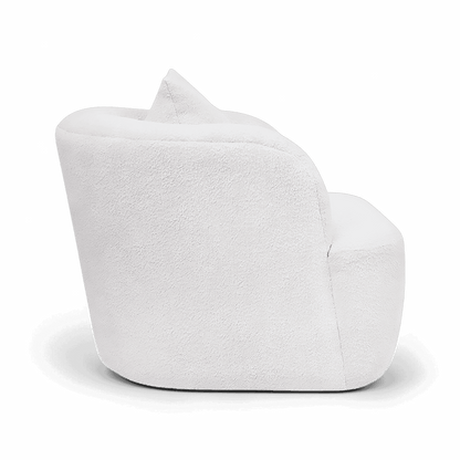 Poltrona Naomi in Boucle Bianco