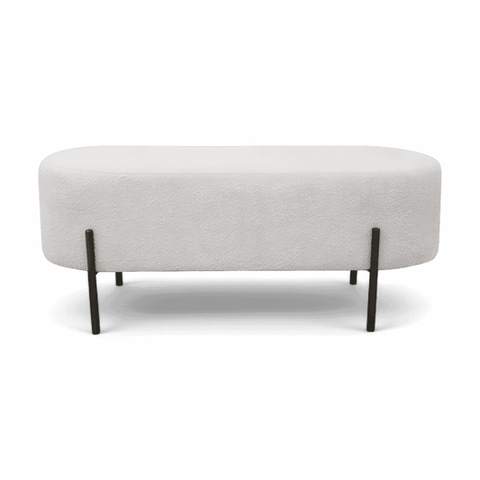 Panca Naomi Boucle Bianco
