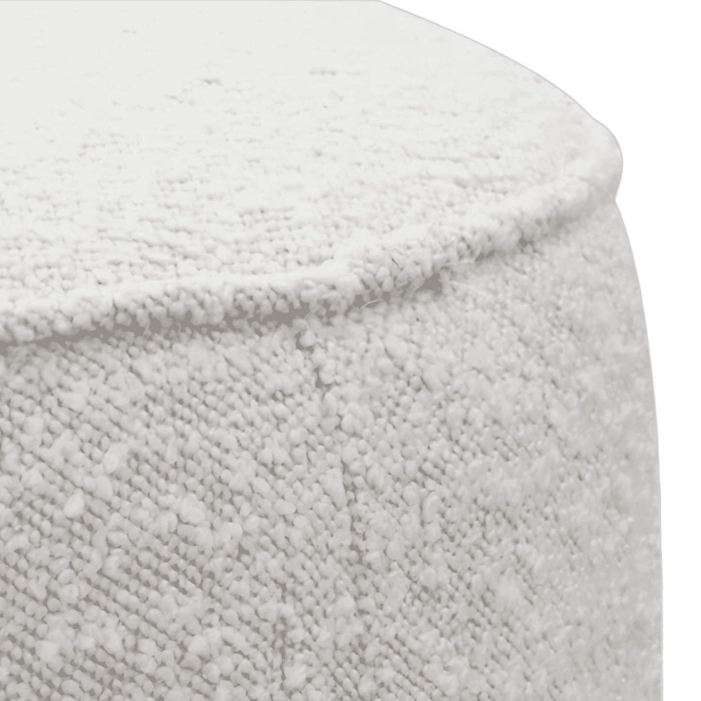 Pouf Naomi bianco Boucle