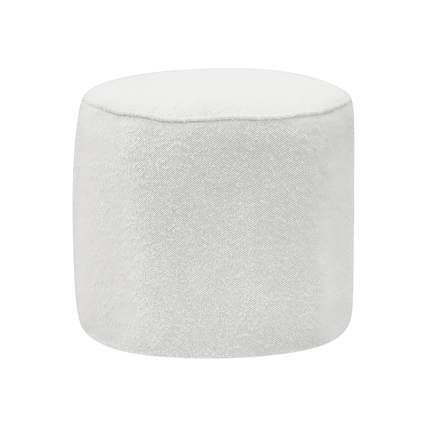 Pouf Naomi bianco Boucle