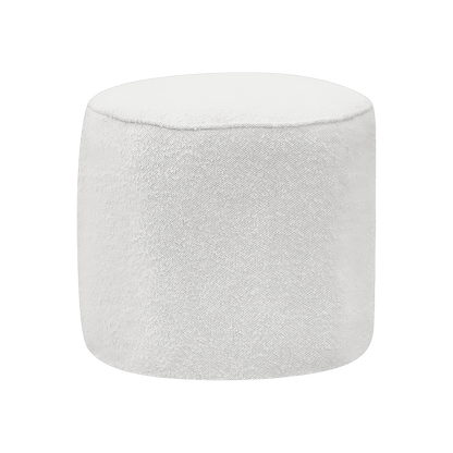 Pouf Naomi bianco Boucle