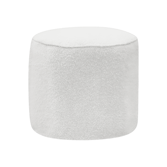 Pouf Naomi bianco Boucle