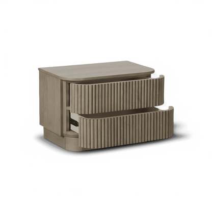 Comodino Oxford in rovere greige