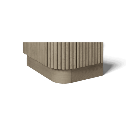 Comodino Oxford in rovere greige