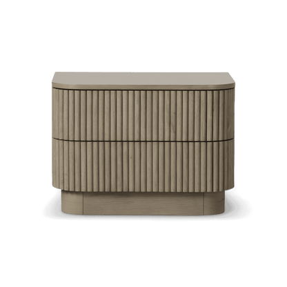 Comodino Oxford in rovere greige