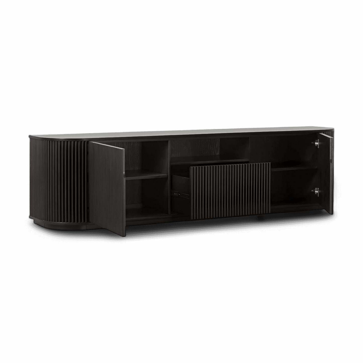 Mobile TV Oxford in legno nero
