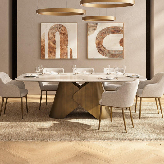 Tavolo da pranzo Siena bianco
