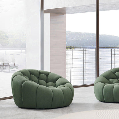 Sedia lounge Warby verde