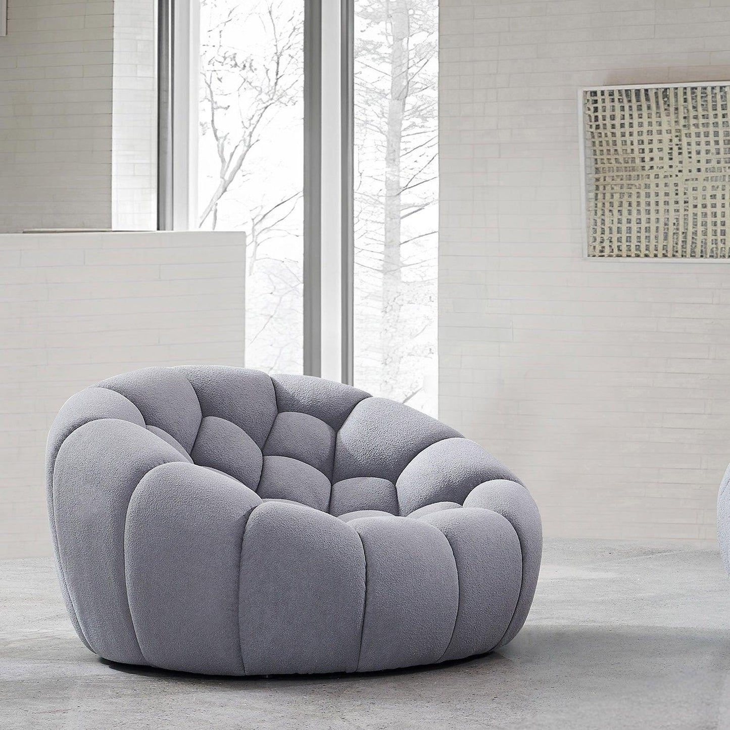 Poltrona Warby Lounge grigia