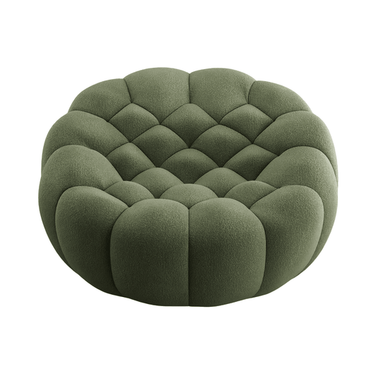Sedia lounge Warby verde