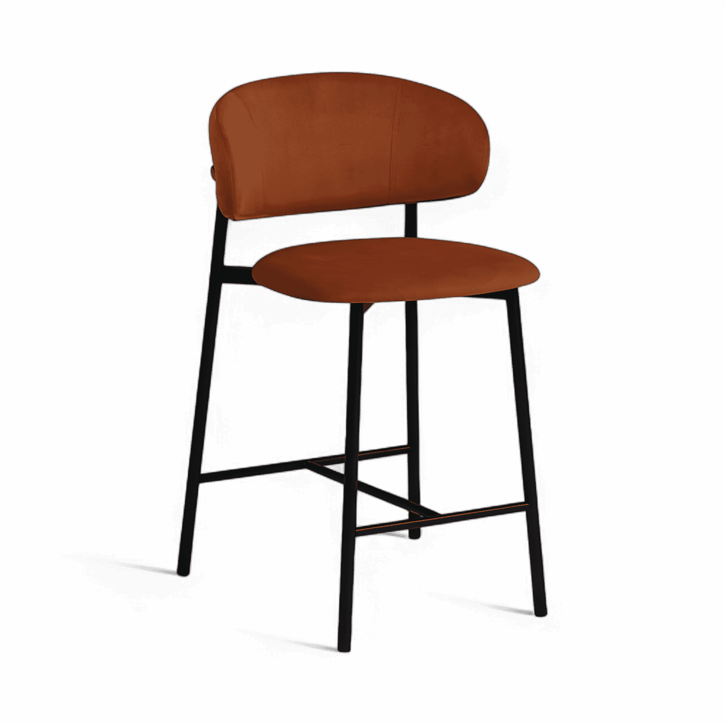 Sgabello da bar Zoya Terracotta