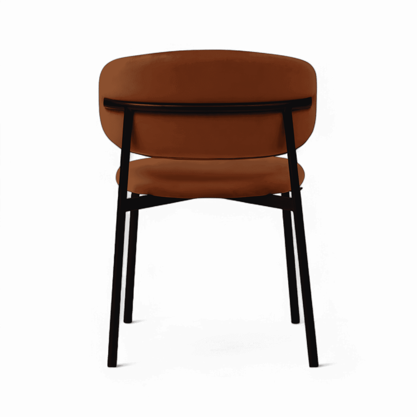Sedia da pranzo Zoya Terracotta