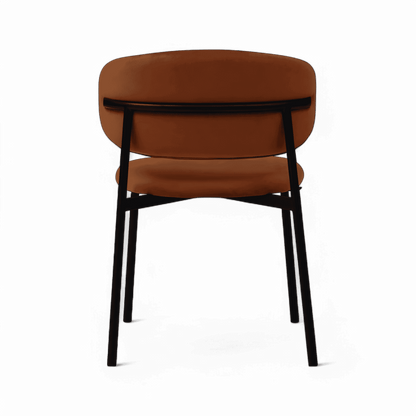 Sedia da pranzo Zoya Terracotta