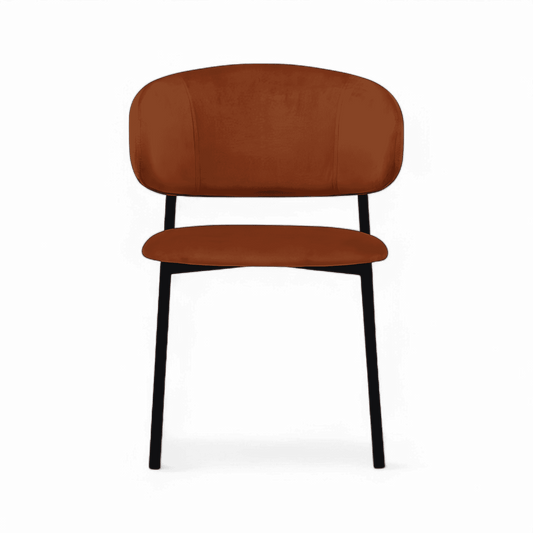 Sedia da pranzo Zoya Terracotta
